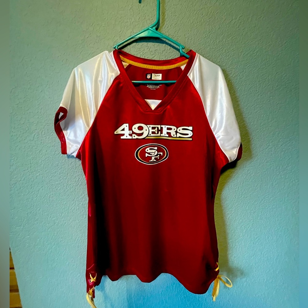 49ERS WOMENS JERSEY SZ XL